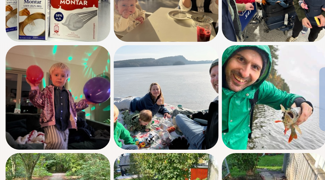 Shared photo album for an event in Plandra